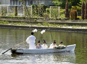 Tenjin festival in Osaka