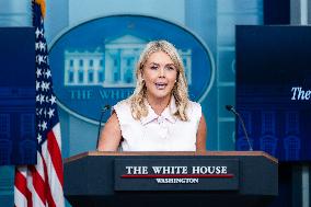 Karoline Leavitt Addresses Press - DC