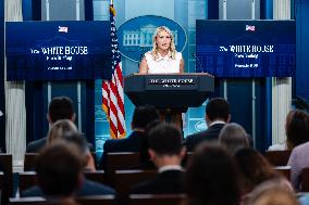 Karoline Leavitt Addresses Press - DC