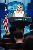 Karoline Leavitt Addresses Press - DC