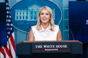 Karoline Leavitt Addresses Press - DC