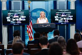 Karoline Leavitt Addresses Press - DC