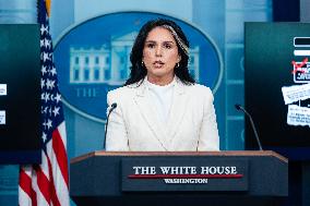 Karoline Leavitt Addresses Press - DC