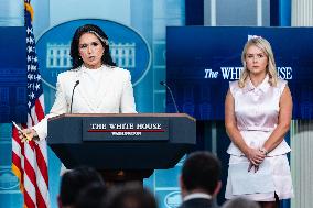 Karoline Leavitt Addresses Press - DC