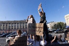 Kharkiv Protest Against Government’s Adoption of Bill 12414