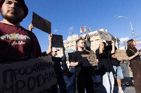 Kharkiv Protest Against Government’s Adoption of Bill 12414