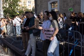 Kharkiv Protest Against Government’s Adoption of Bill 12414