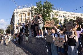 Kharkiv Protest Against Government’s Adoption of Bill 12414
