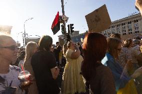 Kharkiv Protest Against Government’s Adoption of Bill 12414