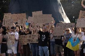 Kharkiv Protest Against Government’s Adoption of Bill 12414