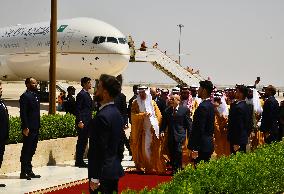 A Saudi Delegation Arrives At Damascus International Airport - Damascus