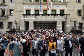 200+ Mayors Rally in Bilbao Against Basque Language Ruling - Spain