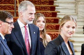 Royals At Princess Of Girona Foundation Awards 2025 - Barcelona