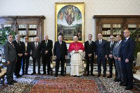 Pope Leo XIV Meets Abdelmadjid Tebboune - Vatican