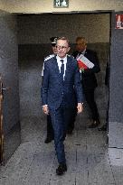 Bruno Retailleau visits the 20th Arrondissement Police Station - Paris