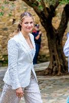 Princess Leonor And Infanta Sofia Working Visit - Sant Marti Vell