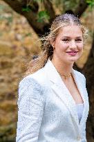 Princess Leonor And Infanta Sofia Working Visit - Sant Marti Vell