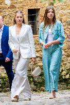 Princess Leonor And Infanta Sofia Working Visit - Sant Marti Vell