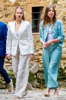 Princess Leonor And Infanta Sofia Working Visit - Sant Marti Vell