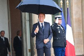Nawaf Salam Received At Elysee Palace - Paris