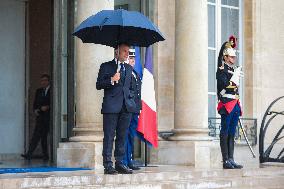 Nawaf Salam Received At Elysee Palace - Paris