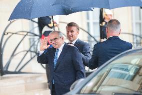 Nawaf Salam Received At Elysee Palace - Paris