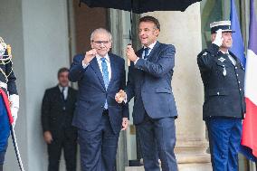 Nawaf Salam Received At Elysee Palace - Paris