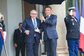 Nawaf Salam Received At Elysee Palace - Paris