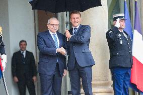 Nawaf Salam Received At Elysee Palace - Paris