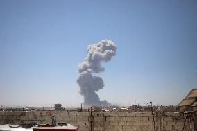 Deadly Explosion at Ammunition Depot in Idlib - Syria