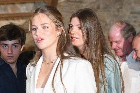 Princess Leonor And Infanta Sofia Working Visit - Sant Marti Vell