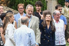 Princess Leonor And Infanta Sofia Working Visit - Sant Marti Vell