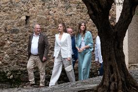 Princess Leonor And Infanta Sofia Working Visit - Sant Marti Vell