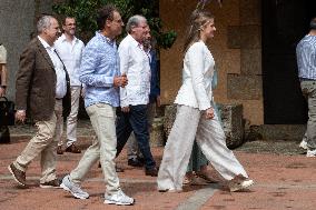 Princess Leonor And Infanta Sofia Working Visit - Sant Marti Vell