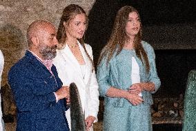 Princess Leonor And Infanta Sofia Working Visit - Sant Marti Vell