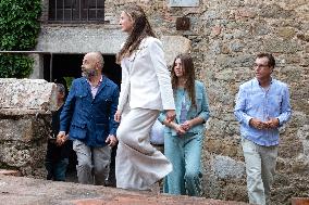 Princess Leonor And Infanta Sofia Working Visit - Sant Marti Vell