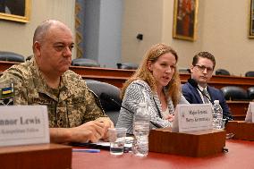 Commission on Security and Cooperation in Europe press briefing focusing on intercepting terror, focusing on strengthening Ukrai