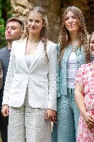 Spansih Royals visit San Marti del Vall