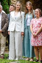 Spansih Royals visit San Marti del Vall