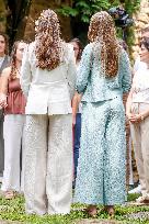 Spansih Royals visit San Marti del Vall