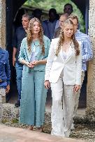 Spansih Royals visit San Marti del Vall