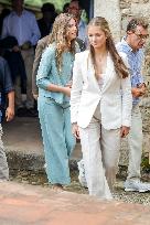 Spansih Royals visit San Marti del Vall