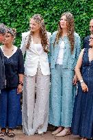 Spansih Royals visit San Marti del Vall