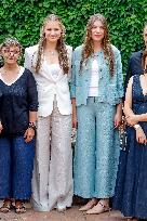 Spansih Royals visit San Marti del Vall