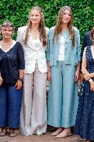 Spansih Royals visit San Marti del Vall