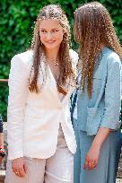 Spansih Royals visit San Marti del Vall