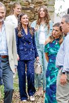 Spansih Royals visit San Marti del Vall