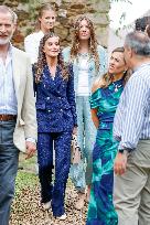 Spansih Royals visit San Marti del Vall