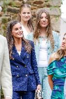 Spansih Royals visit San Marti del Vall