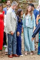 Spansih Royals visit San Marti del Vall